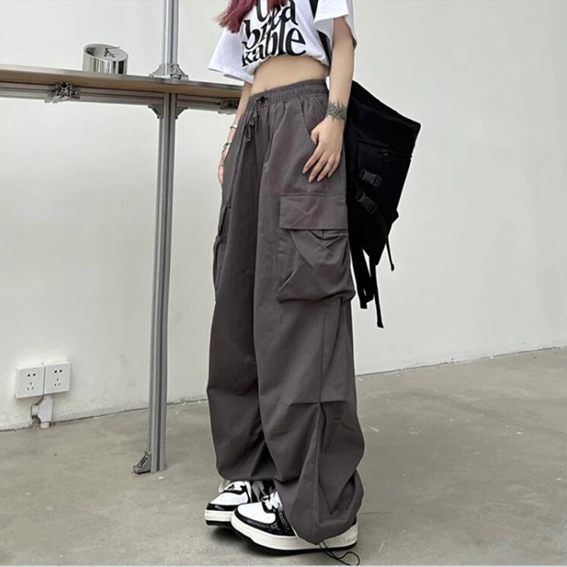 Y2K Streetwear Cargo Pants Vintage Fashion