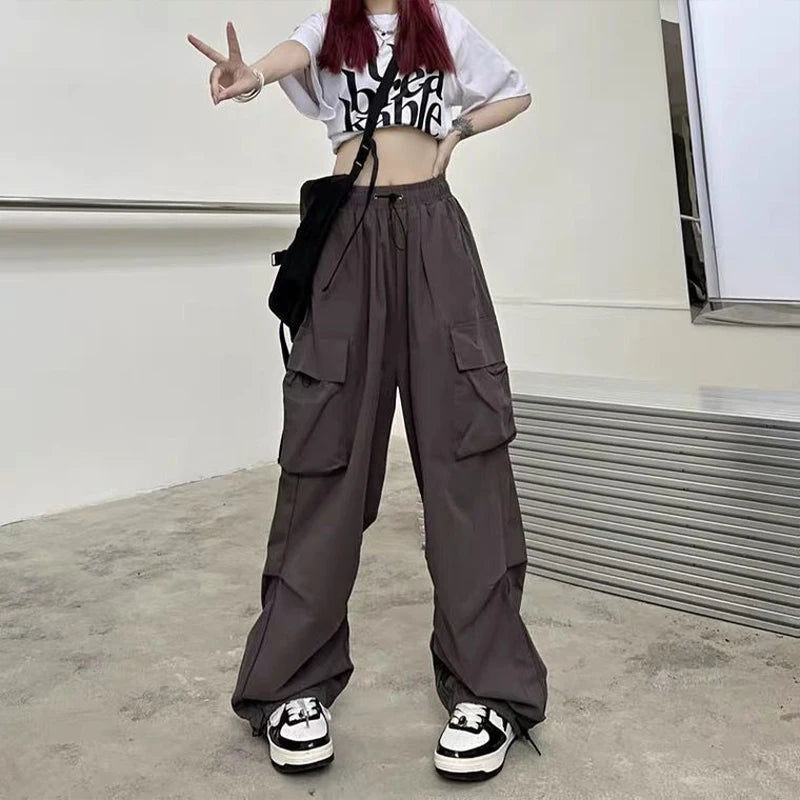 Y2K Streetwear Cargo Pants Vintage Fashion