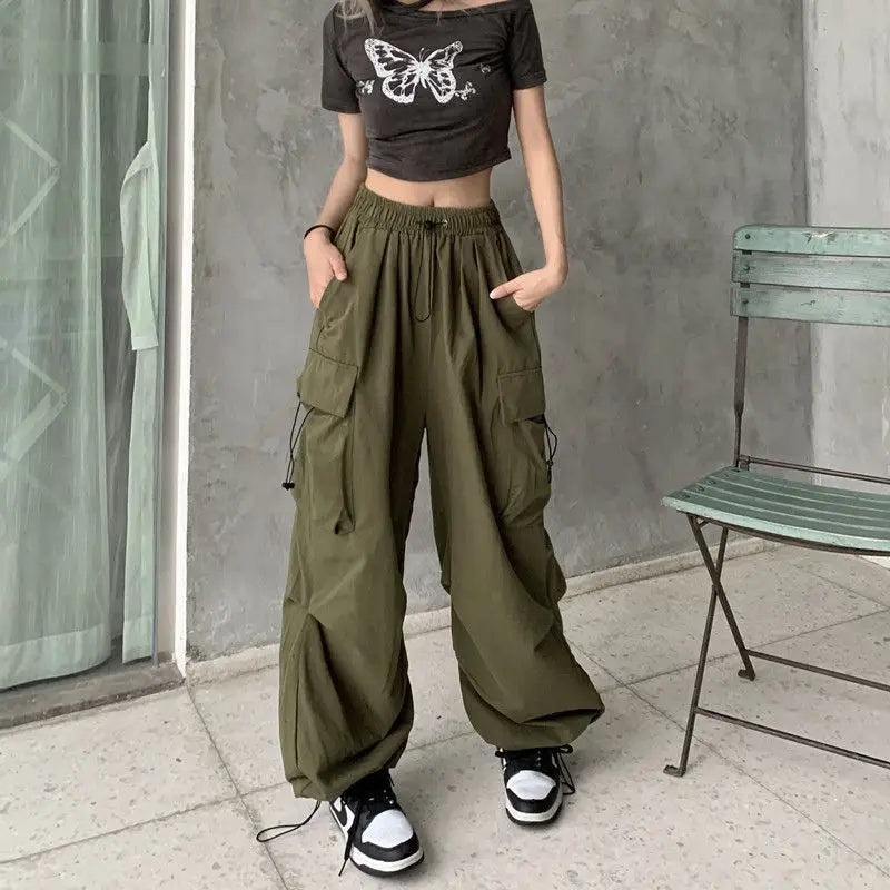 Y2K Streetwear Cargo Pants Vintage Fashion