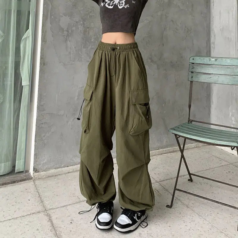 Y2K Streetwear Cargo Pants Vintage Fashion