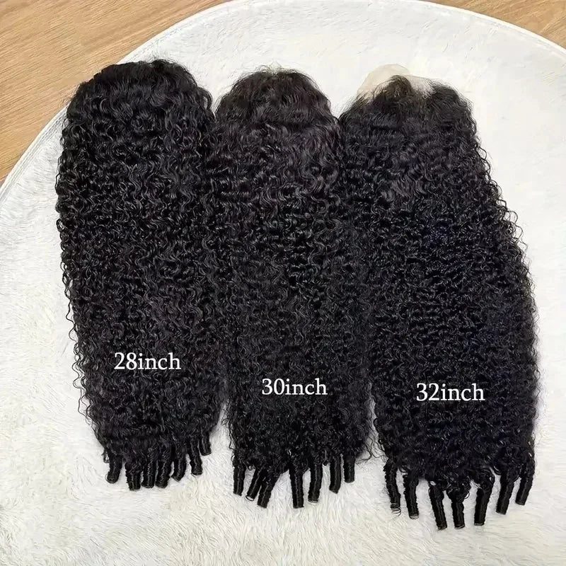 Burmese Curly Glueless Wigs Human Hair 250% Permium