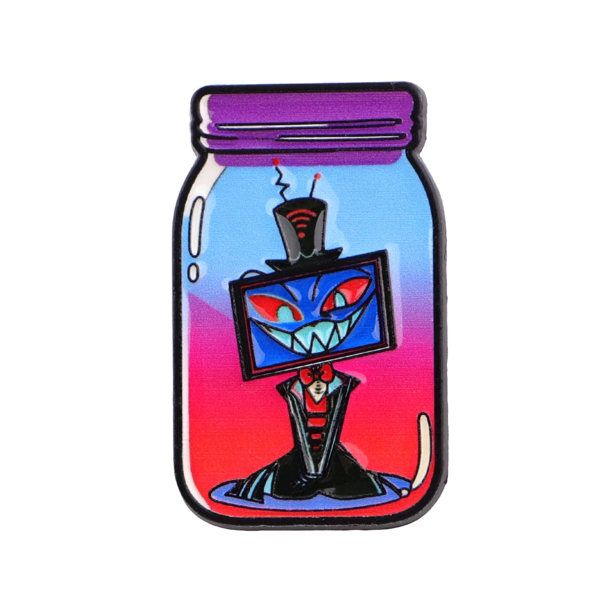 Cute Jar Character Enamel Brooches For Women Lapel Pins Badge on Backpack Costume Accessories Fashion Jewelry Friends Gifts