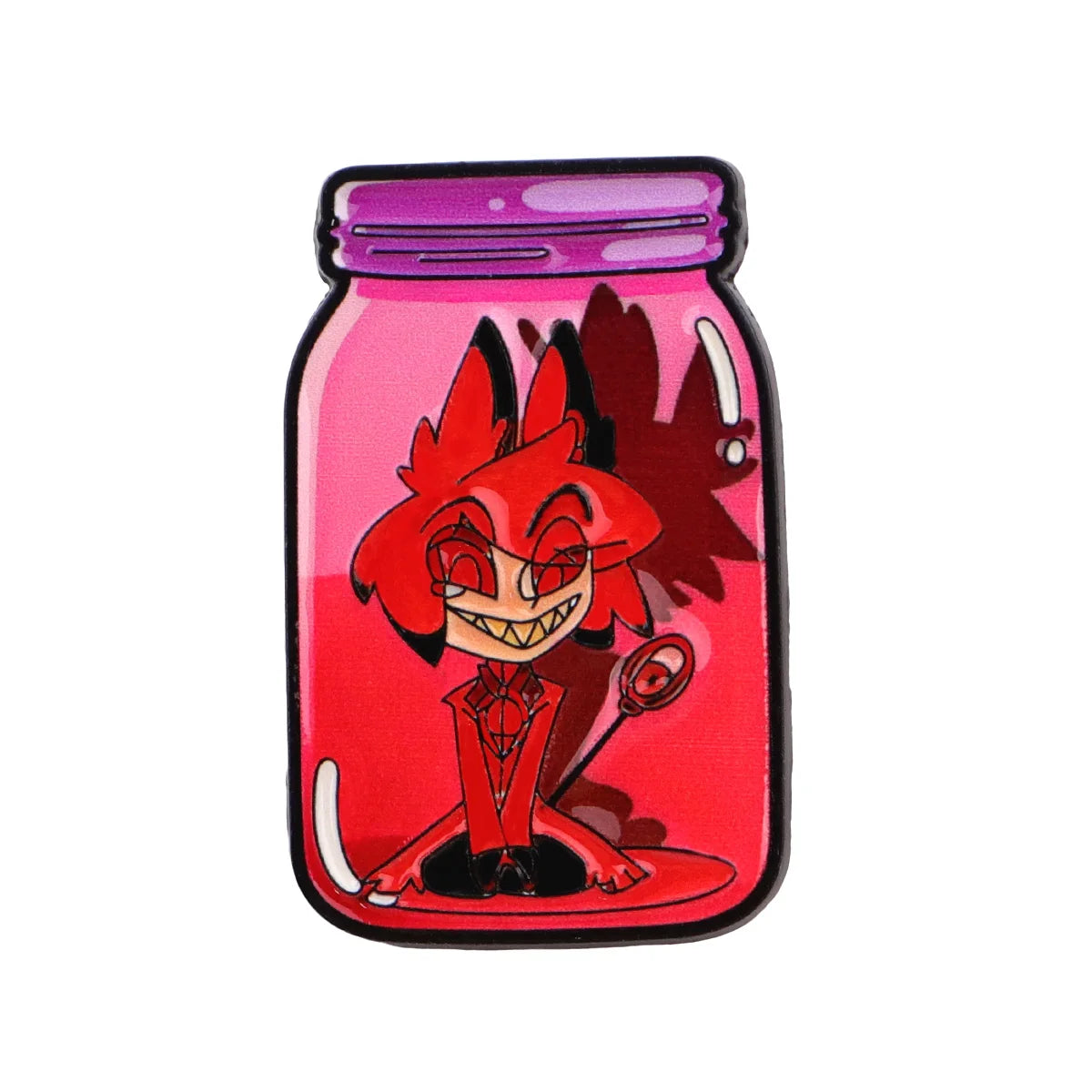 Cute Jar Character Enamel Brooches For Women Lapel Pins Badge on Backpack Costume Accessories Fashion Jewelry Friends Gifts