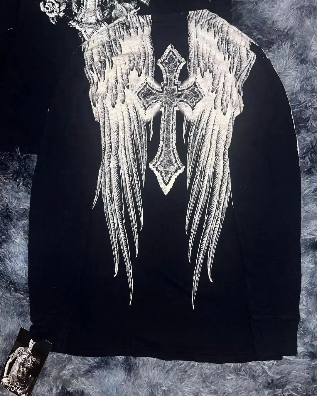 Y2K Affliction Gothic Long sleeved T shirt