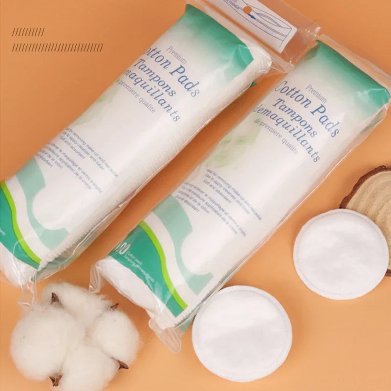 Facial Cotton Pads Makeup Remover Centralized Water Locking Cotton Soft And Abrasion Resistant Solid Disposable Clean Cotton