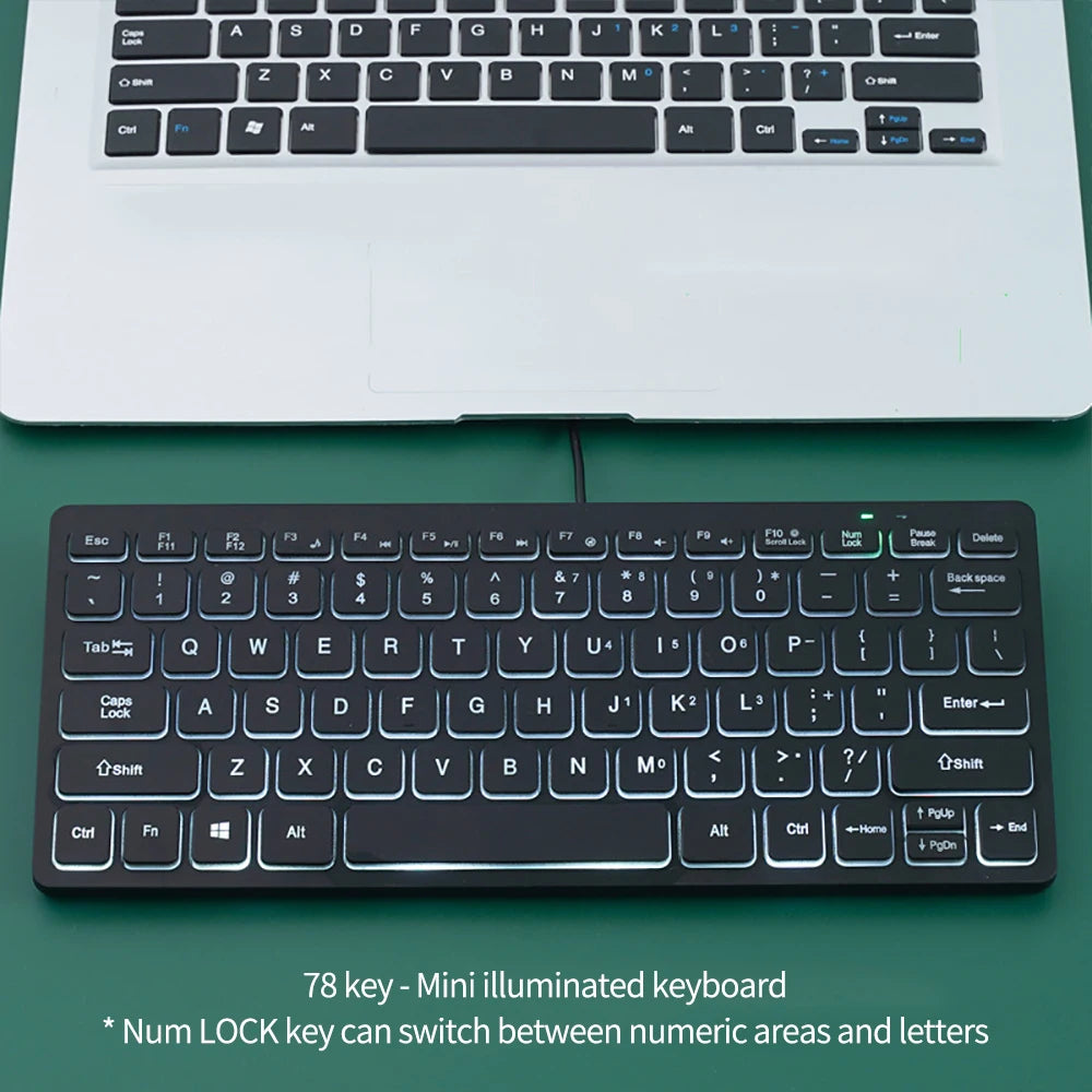 Wired Keyboard Mini Multimedia teclado For Laptop PC TV iPad Macbook Android iPad keyboard