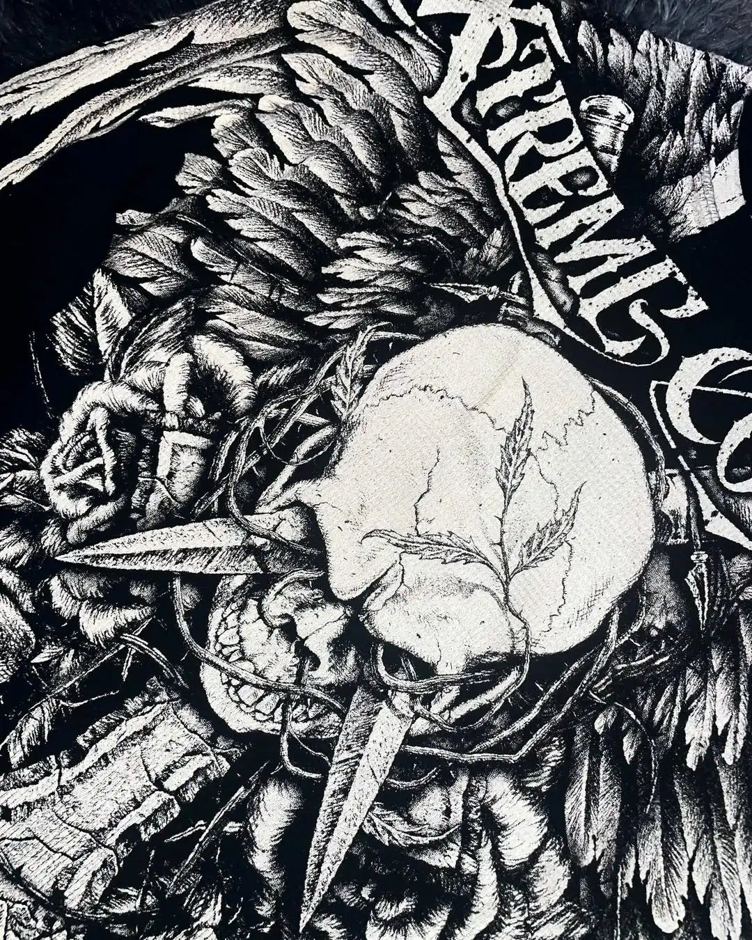 Y2K Affliction Gothic Long sleeved T shirt