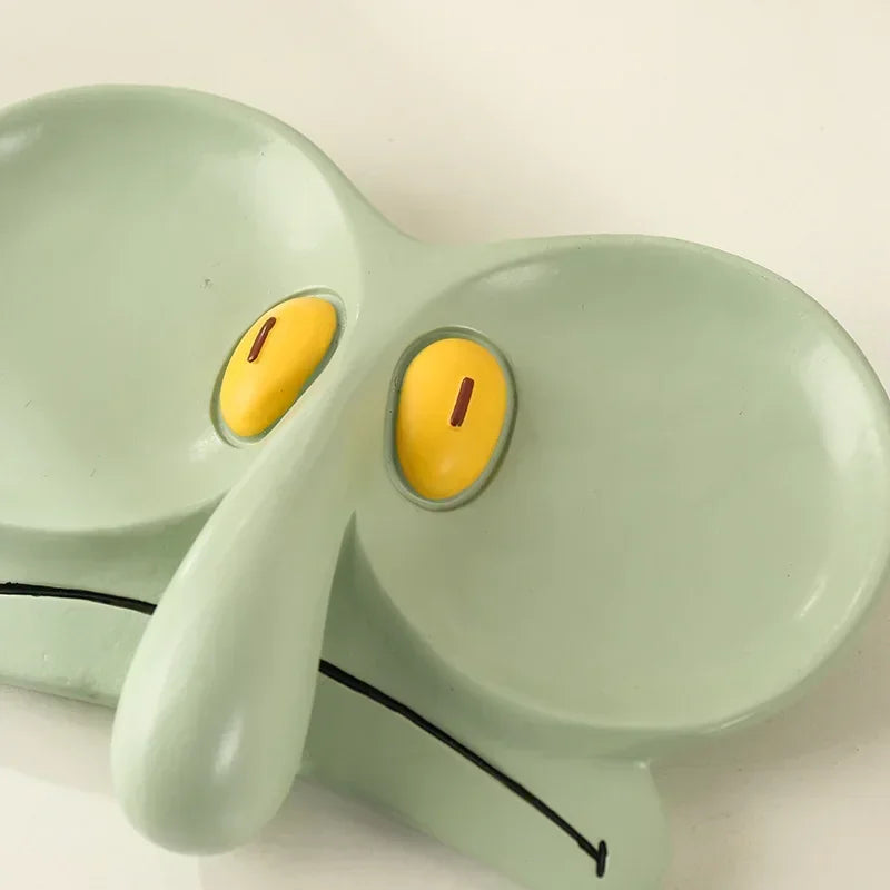 Cartoon Ornament Tray Eyeglasses Frame Organizer Glasses Jewelry Box Storage Tray Decoration Cute Office Desktop Decorative Tray