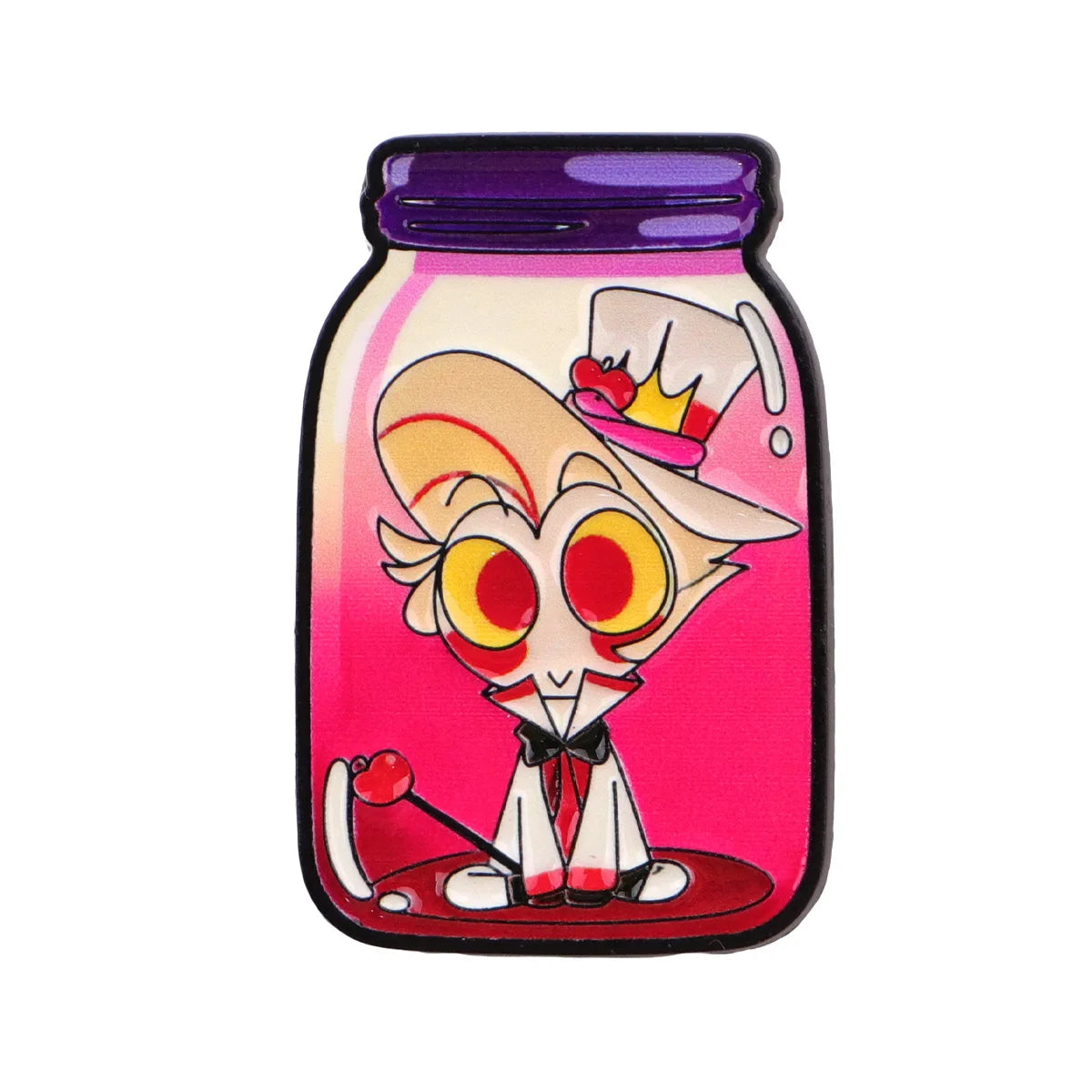 Cute Jar Character Enamel Brooches For Women Lapel Pins Badge on Backpack Costume Accessories Fashion Jewelry Friends Gifts