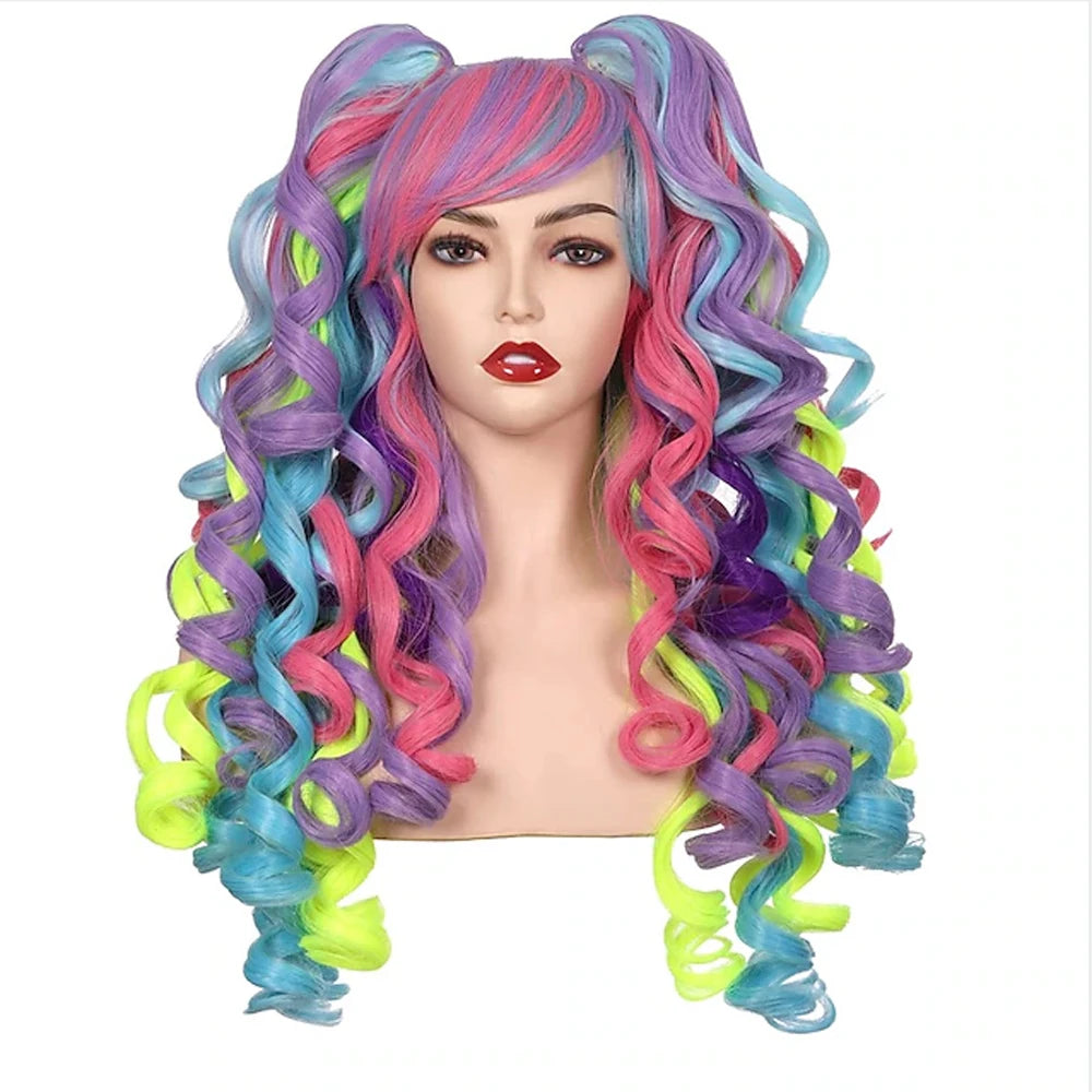 HAIRJOY Women Synthetic Hair  Long Curly