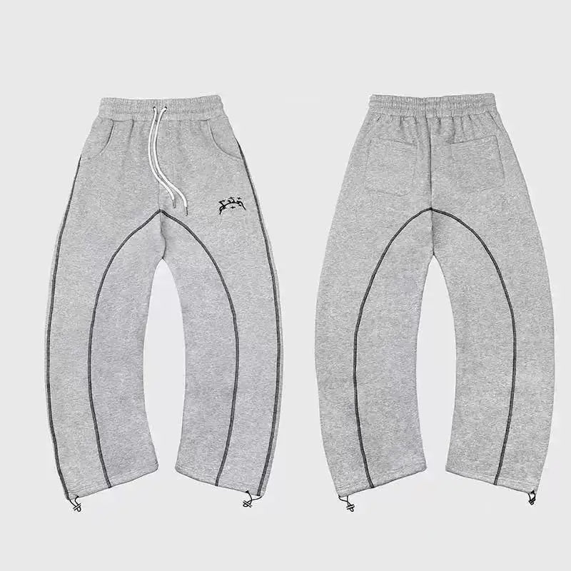 Street Retro Casual Sportswear with Trendy Silhouettes