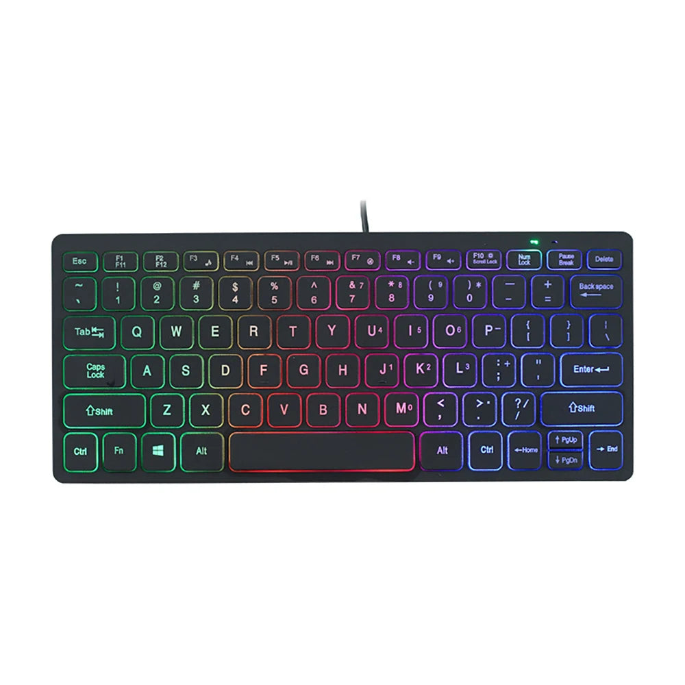 Wired Keyboard Mini Multimedia teclado For Laptop PC TV iPad Macbook Android iPad keyboard