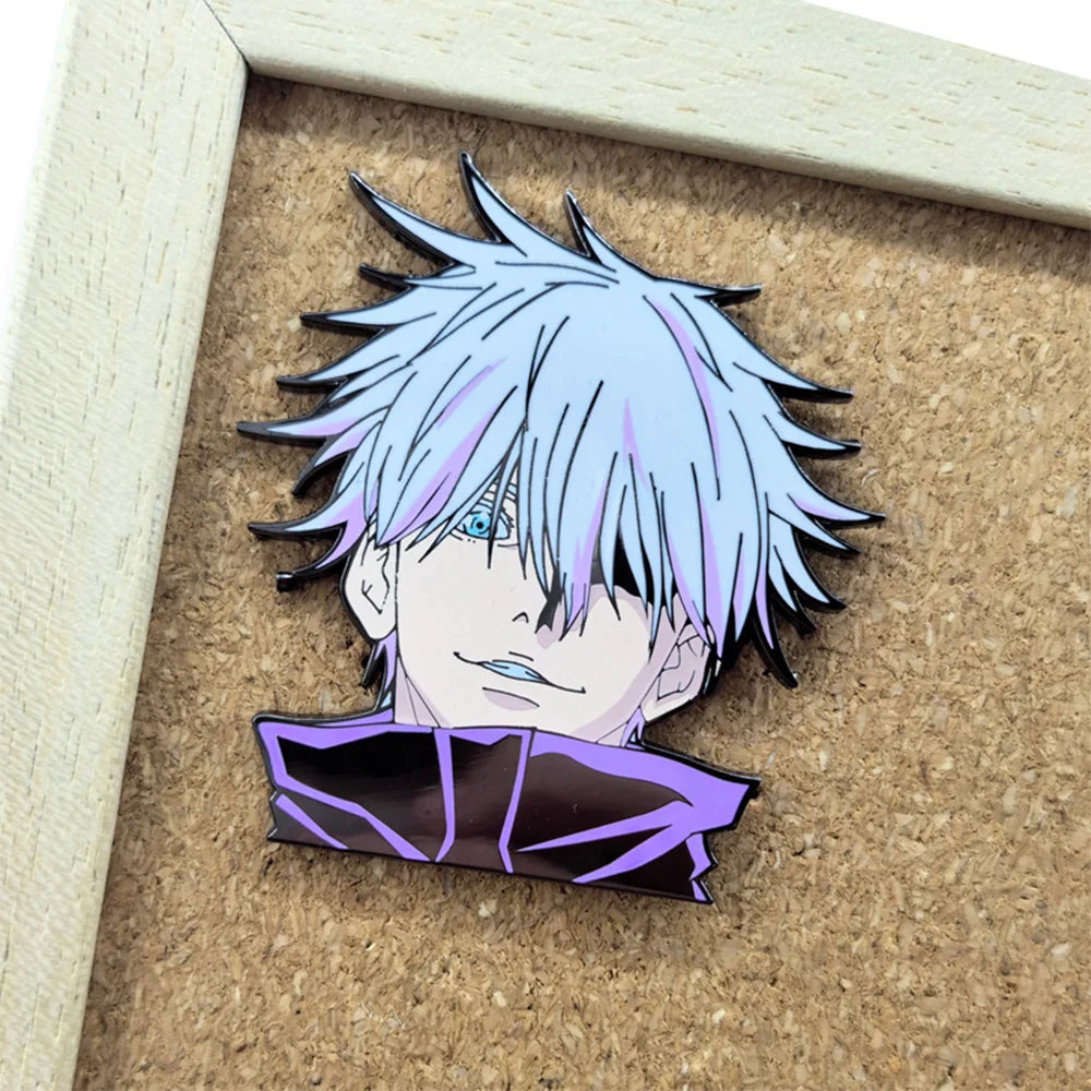 Manga Anime Enamel Pin Brooches For Women Lapel Pins Badge on Backpack Costume Accessories Gojo Jewelry Gifts for Friends