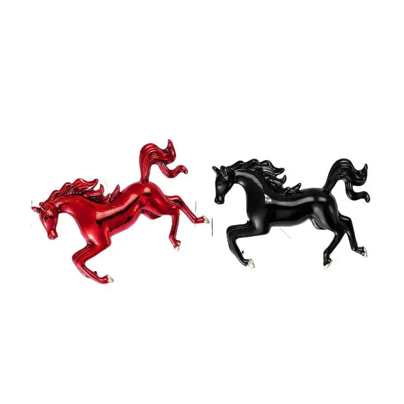 Fashion Enamel Animal Horse Brooches Pins For Women Clothing Coat Jewelry Accessories Gifts