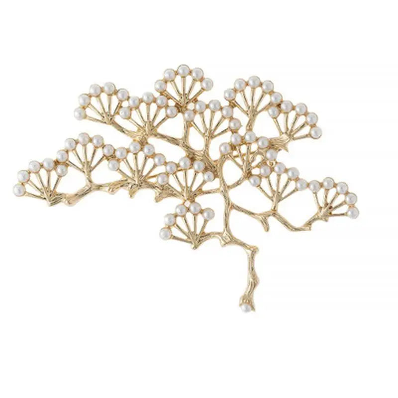 Women Fashion Pearl  Brooch Pin Jewelry Brooches Elegant Scarf Accessories Pin Brooch Creative Gifts Clothes Decoration Supply