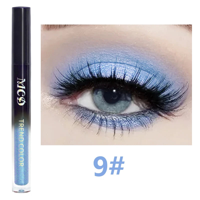 13-Shade Waterproof Liquid Eyeshadow Palette - High Shine  Long-Lasting & Smudge-Proof Makeup Set for Glamourous Looks glitter