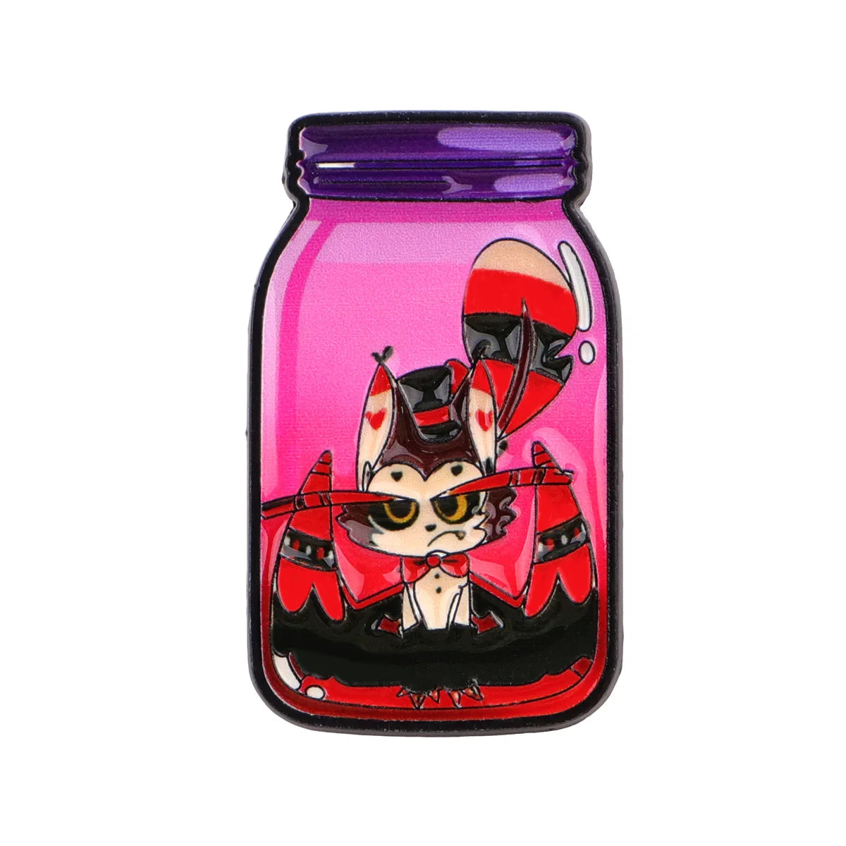 Cute Jar Character Enamel Brooches For Women Lapel Pins Badge on Backpack Costume Accessories Fashion Jewelry Friends Gifts