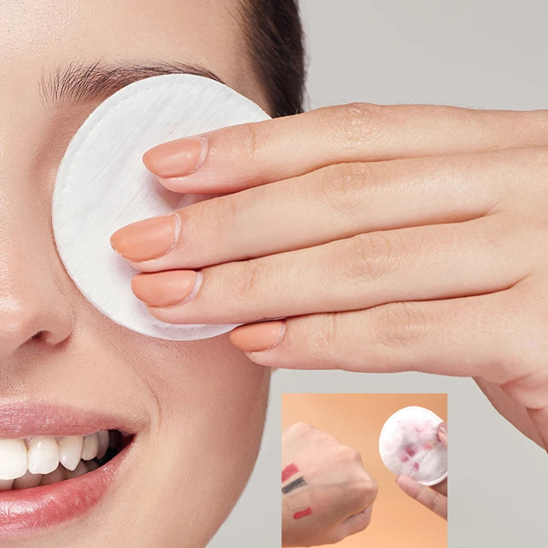 Facial Cotton Pads Makeup Remover Centralized Water Locking Cotton Soft And Abrasion Resistant Solid Disposable Clean Cotton
