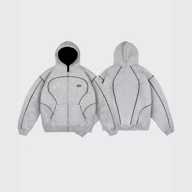 Street Retro Casual Sportswear with Trendy Silhouettes