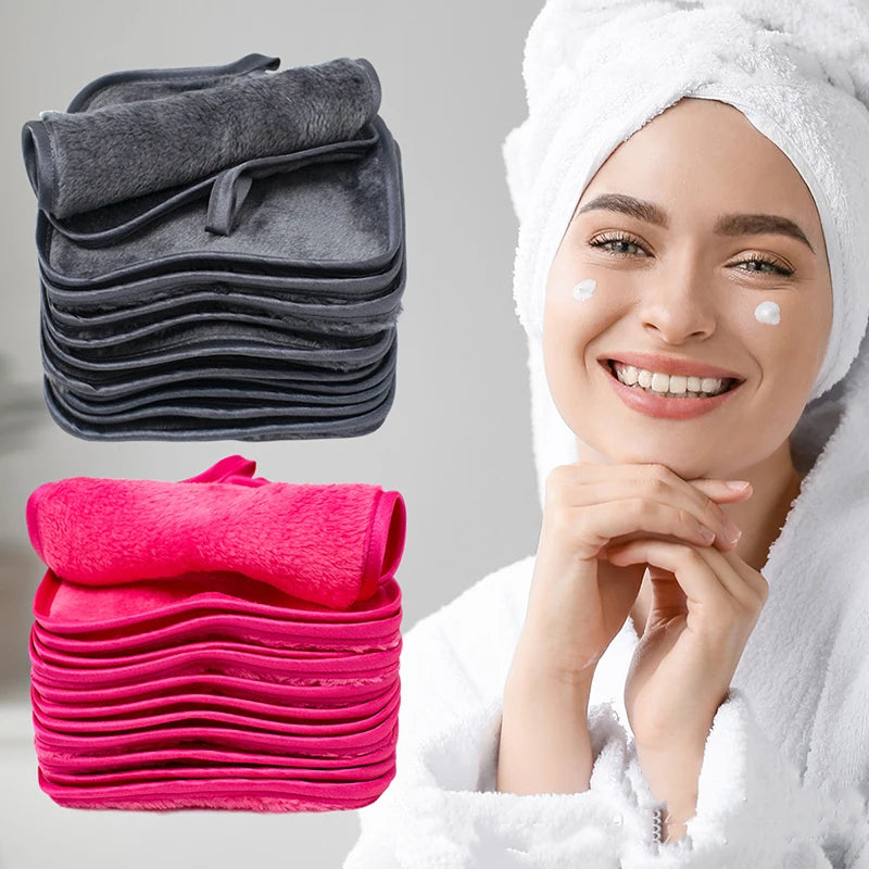 Reusable Cleansing Beauty Wipes Makeup Removal Face Washing Oil - Removing Beauty Small Towels