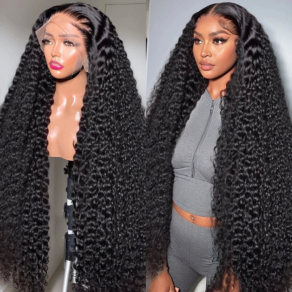 Deep Wave Frontal Wig Hd Lace Wigs