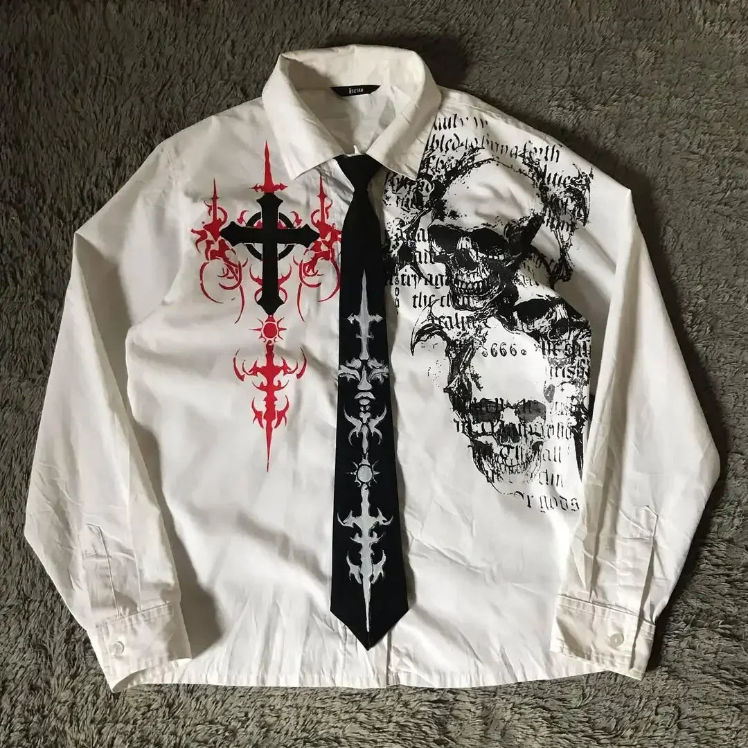 Shirt Affliction T Shirt Harajuku