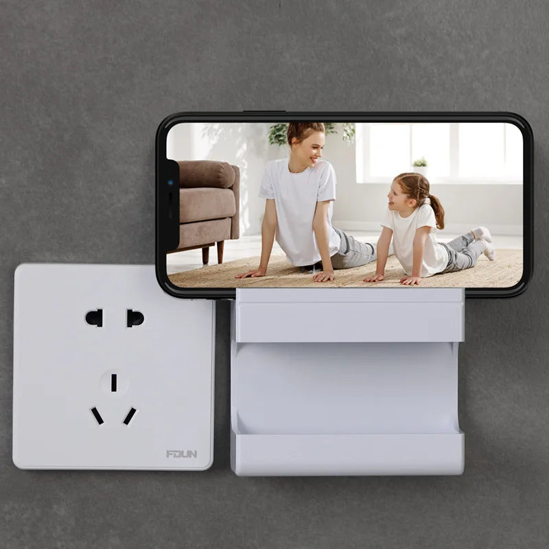 Multi-functional Wall-mounted Organizer for Remote Controls and Mobile Phones Multi-functional Wall-mounted Organizer for Remote