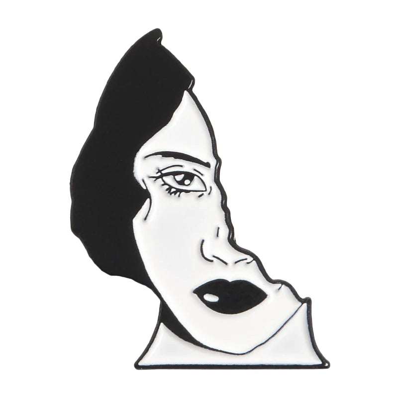 Wholesale Enamel Pin Van Gogh Plank Ed Edd Eddy Punk Women Face Brooches Starfish Sculpture Lapel Pins Jewelry Gift for Friend