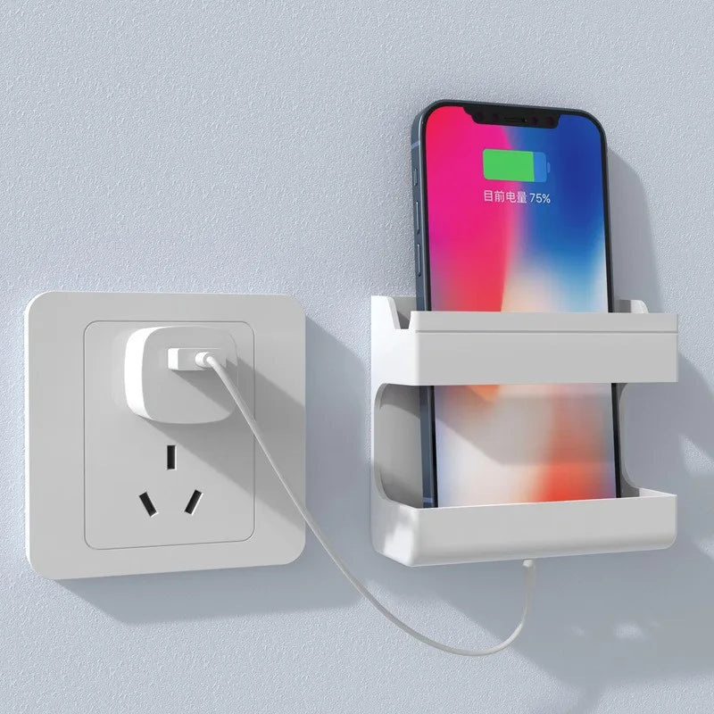 Multi-functional Wall-mounted Organizer for Remote Controls and Mobile Phones Multi-functional Wall-mounted Organizer for Remote