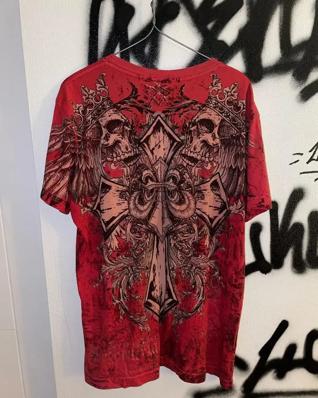 Y2K Affliction Gothic Long sleeved T shirt
