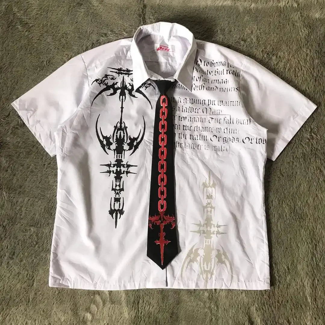 Shirt Affliction T Shirt Harajuku