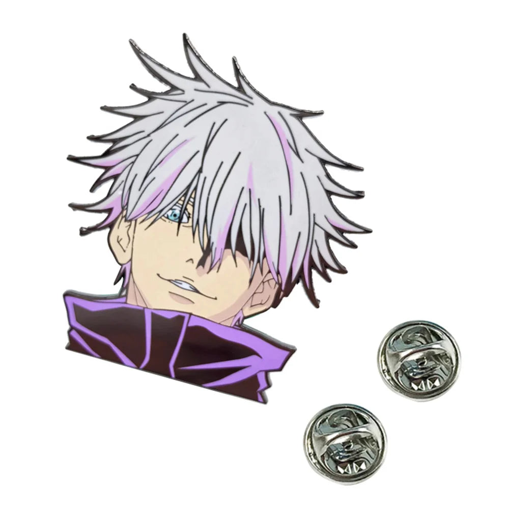 Manga Anime Enamel Pin Brooches For Women Lapel Pins Badge on Backpack Costume Accessories Gojo Jewelry Gifts for Friends