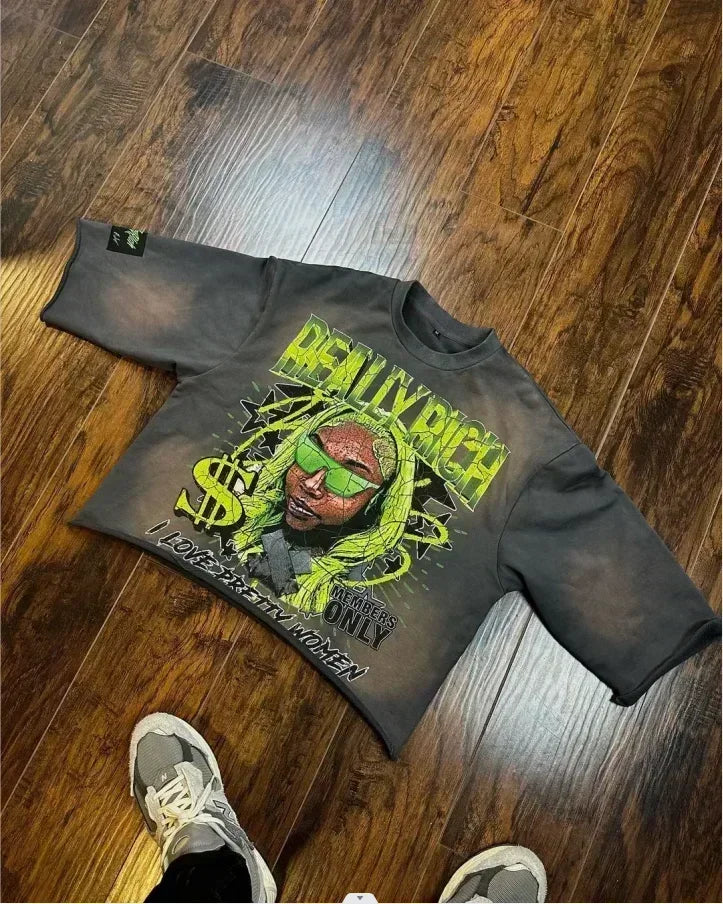 Y2K Affliction Gothic Long sleeved T shirt