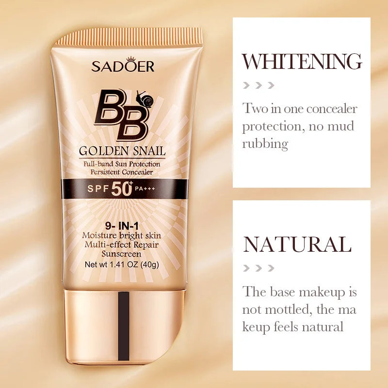 Oil-Control Matte BB Cream Liquid Foundation Waterproof Lasting Full Coverage Acne Spot Dark Circle Concealer Cream Face Makeup
