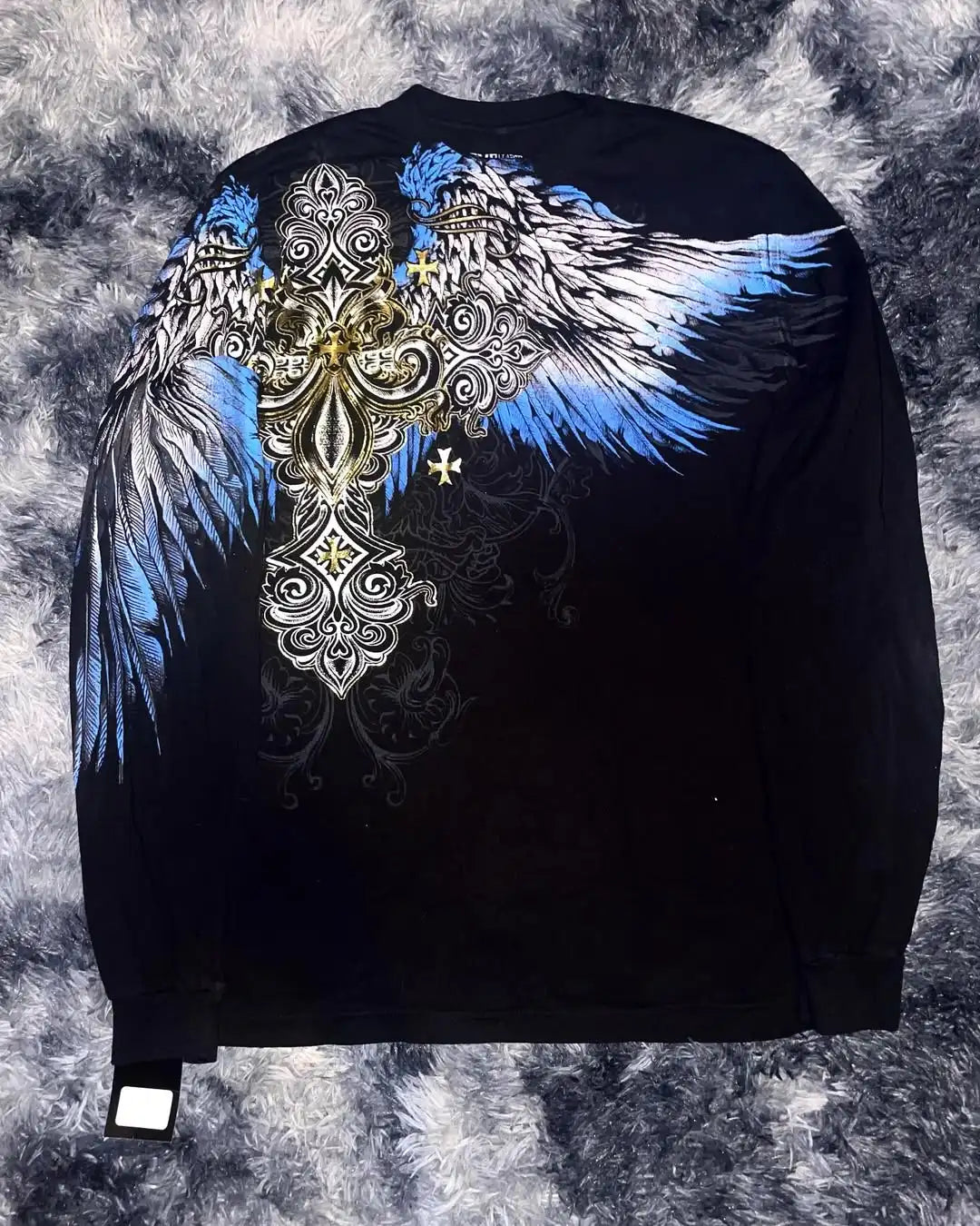 Y2K Affliction Gothic Long sleeved T shirt