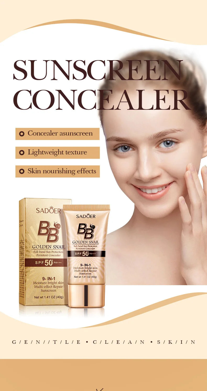Oil-Control Matte BB Cream Liquid Foundation Waterproof Lasting Full Coverage Acne Spot Dark Circle Concealer Cream Face Makeup