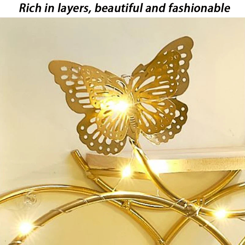 Luminous Wall Shelf Organizers Storage Living Room Bedroom Shelves Wall Decoration Hanging Display Stand Racks Home Decor