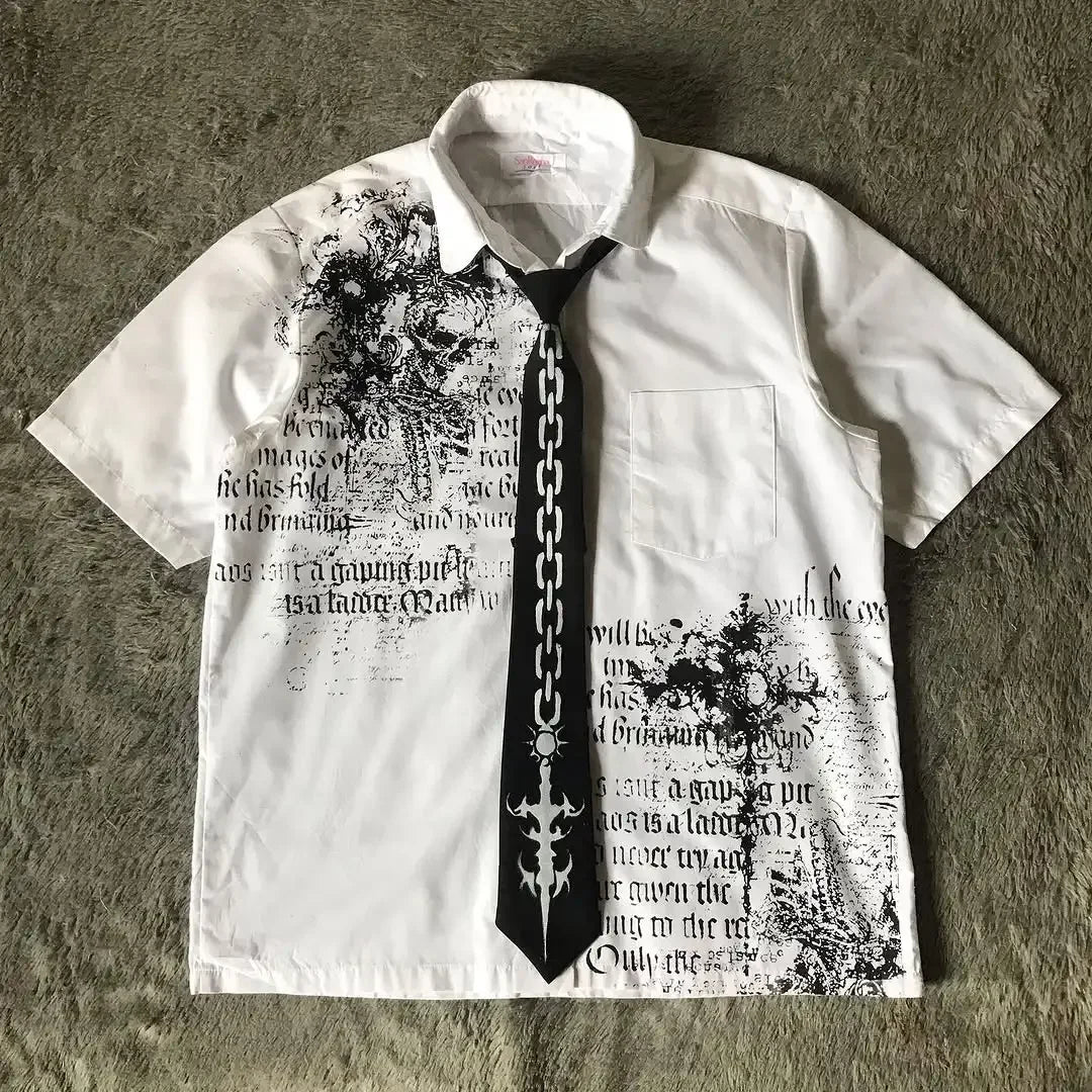 Shirt Affliction T Shirt Harajuku