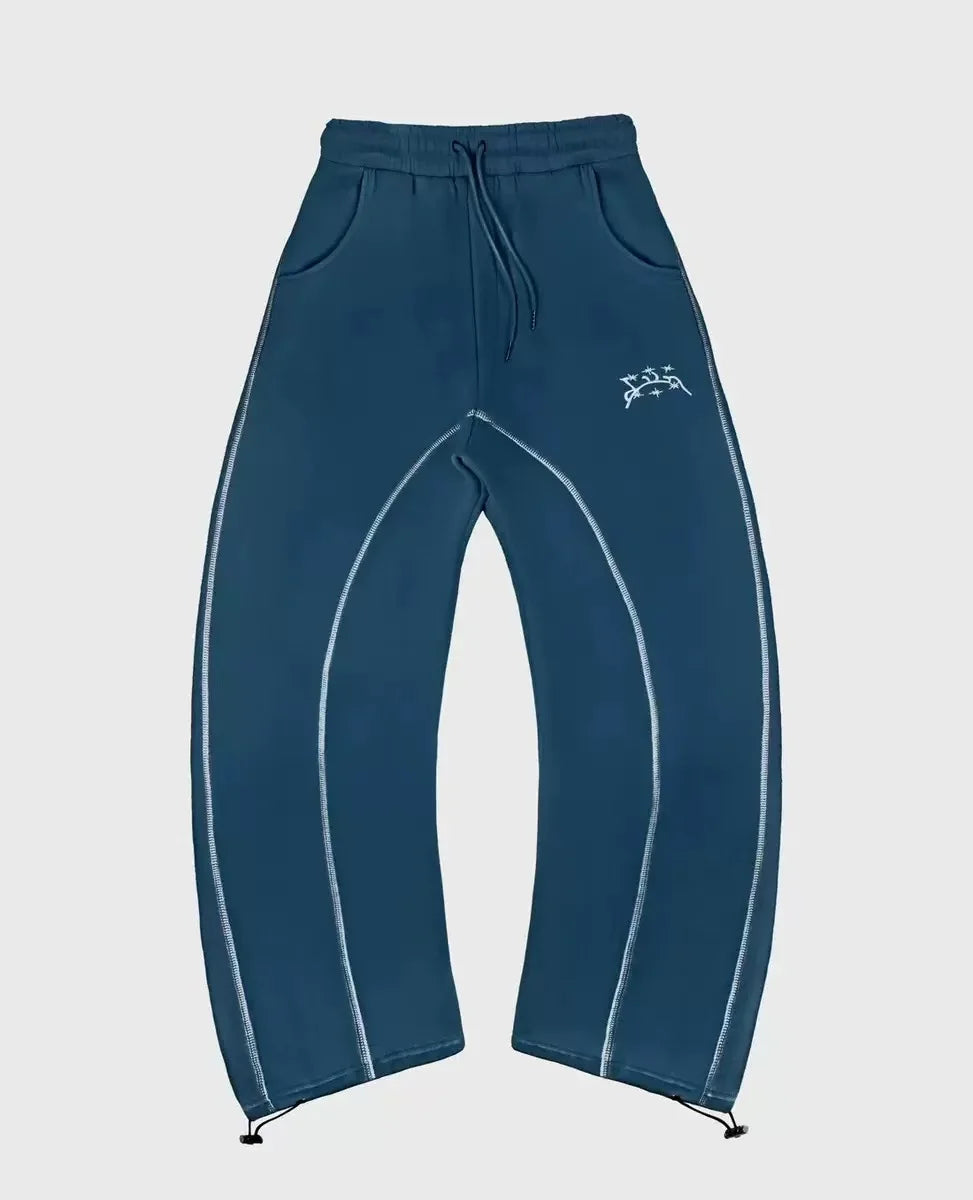 Street Retro Casual Sportswear with Trendy Silhouettes